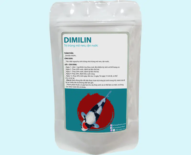 Dimilin đặc trị trùng mỏ neo cho cá koi